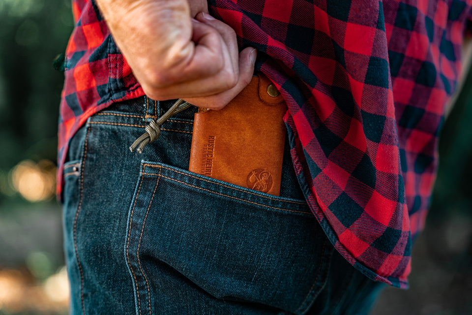 Hitchhiker Wallet – Rustic Heirloom Leather