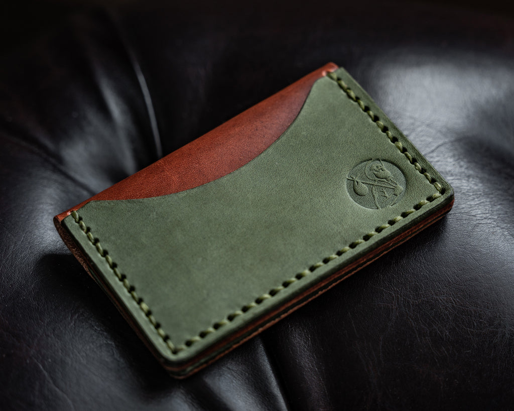 Benjamin Leather Bifold with Front Pocket Wallet Hickory