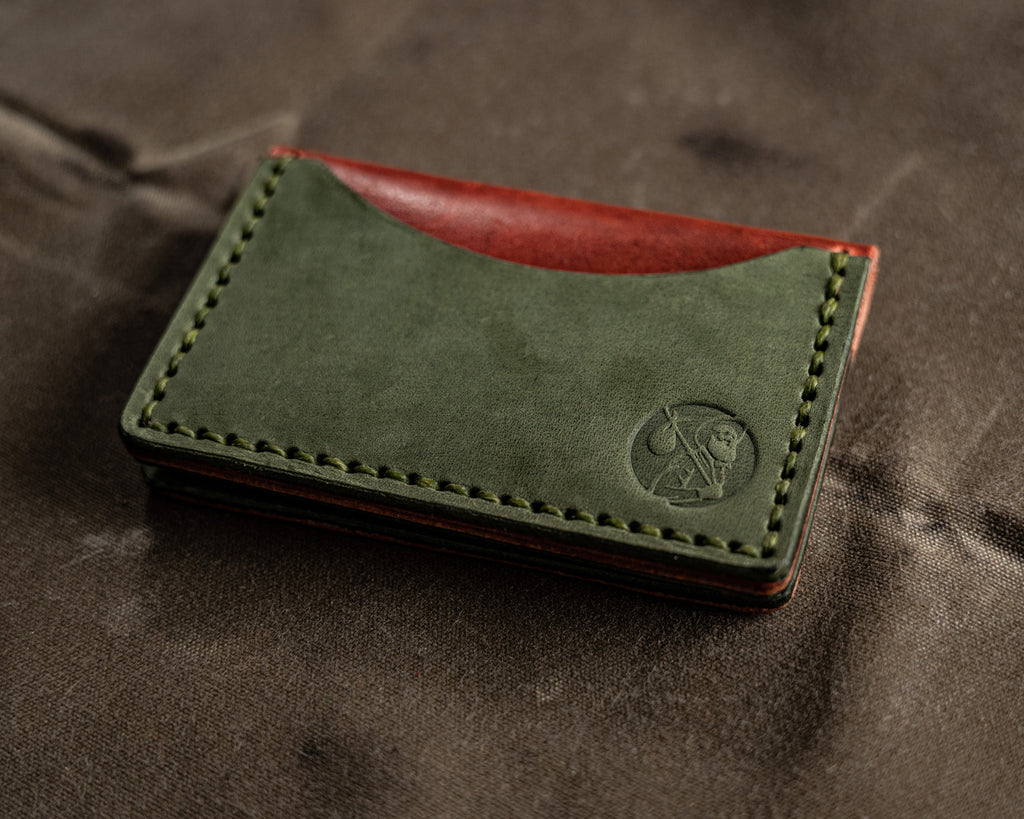 Benjamin Leather Bifold with Front Pocket Wallet Hickory