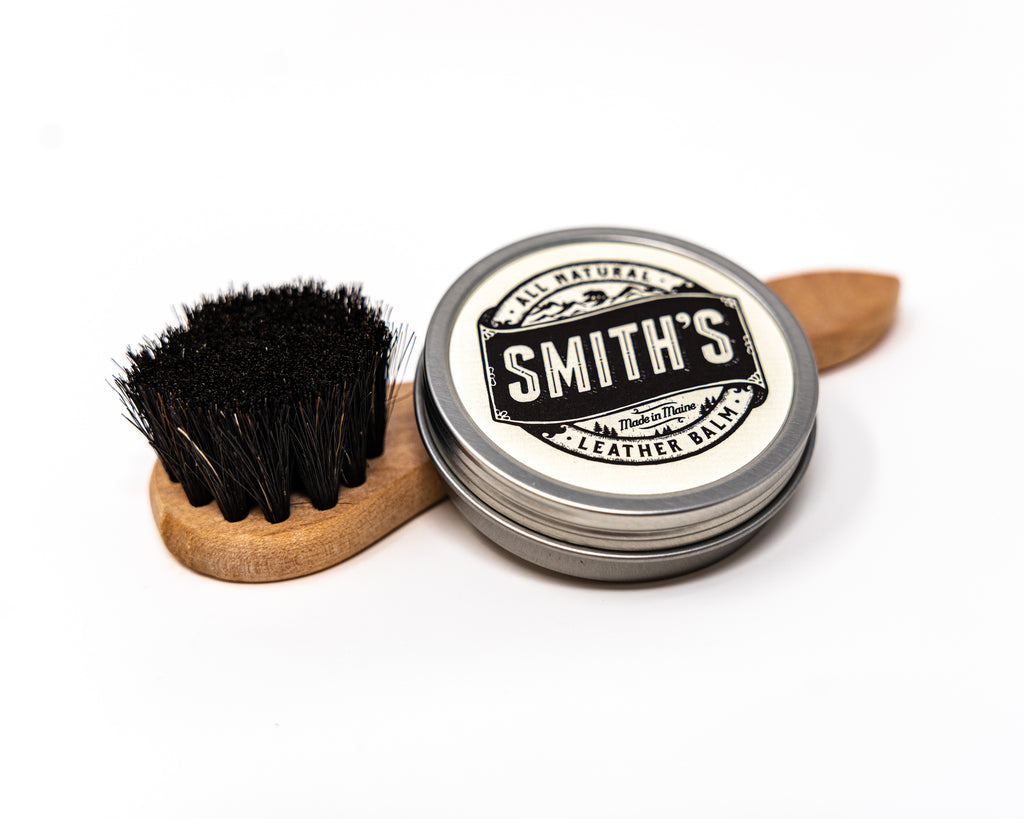 Smith's Leather Balm Horse Hair Brush